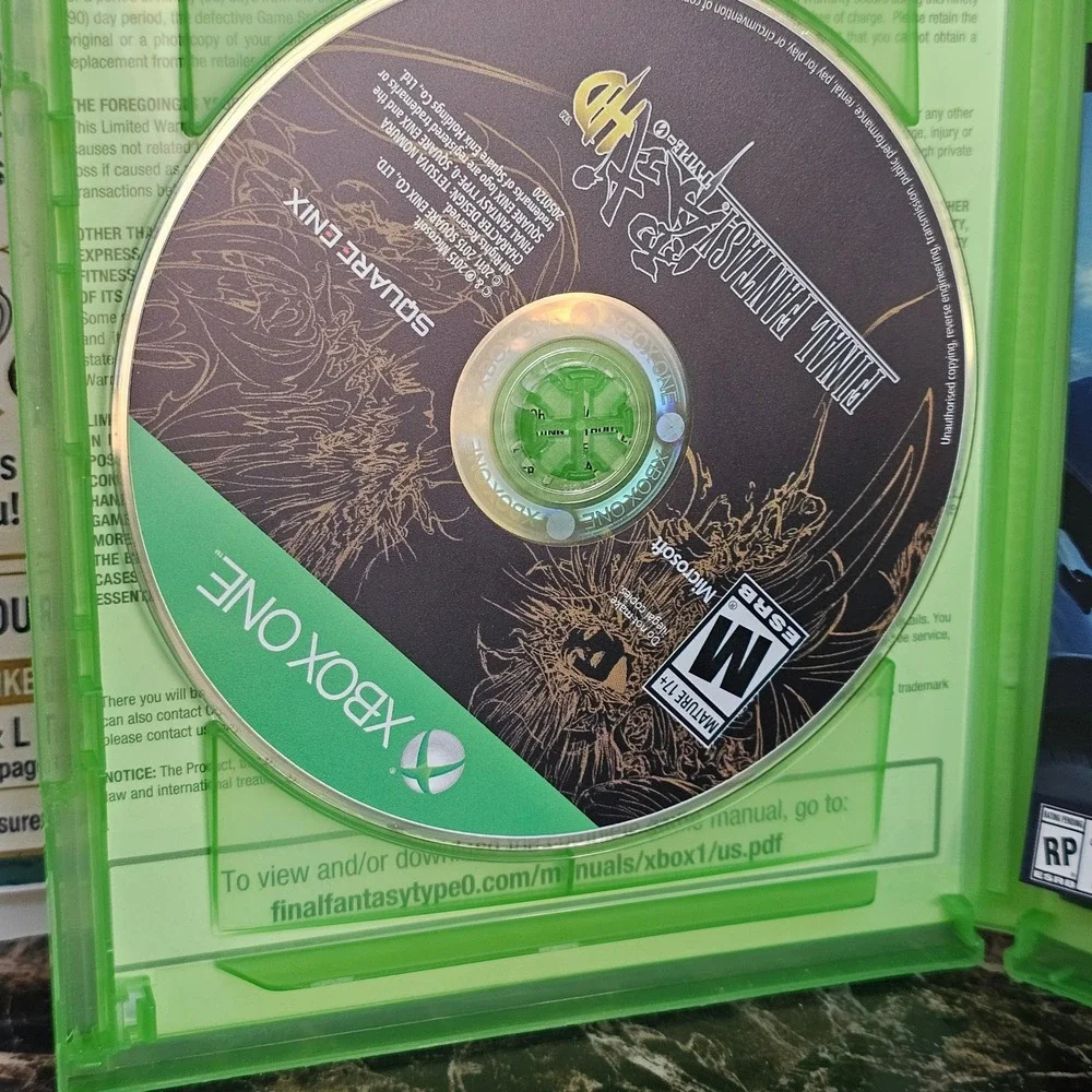 Final Fantasy Type-0 HD Day One Edition Xbox One Square Enix FF15 Demo Included